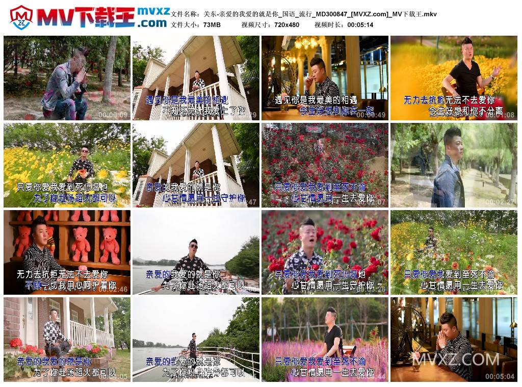 关东-亲爱的我爱的就是你_国语_流行_MD300847